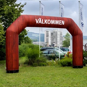 Custom Small Welcome Wedding Inflatable Arch Inflatable Arch Banner for Outdoor Events