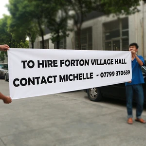 Foldable Portable PVC Banner Custom Logo Printing Tear Resistant PVC Banner for Wedding Birthday Event Decor