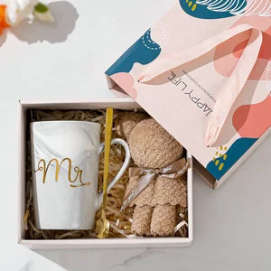 HBC Hot Selling Beautiful Return Gift Unique 2026 CustomMug Towel Souvenir Birthday Wedding Favors for Guests Gift Set for Girls