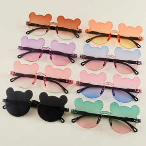 Party Dots Wholesale Bear Shaped Sunglasses Bear Eyeglasses Bear Funny Sunglasses Props Birthday Decor Party Sunglasses Glasses