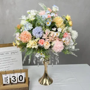 Wholesale Wedding Flower Ball Wedding Table Decoration Arrangement Artificial Flower Ball Centerpieces