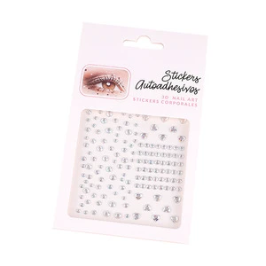 Diamond Face Stickers for Stage Makeup & Nail Art Forehead & Eye Adhesive Facials Body Painting Supplies