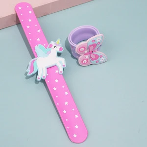 Silicone Mermaid Slap Bracelets Cute Mermaid Theme Gorgeous Birthday Party Favors Party Favors Gifts Carnival Prizes Set