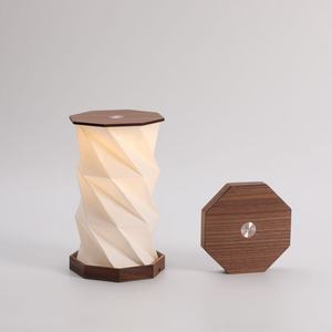 2026 New Trending Folding Paper Lamp Creative Night Light Novelty Table Light Home Decor Practical Crafts Promotional Day Gifts