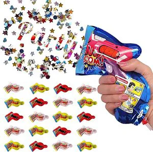Inflatable Fireworks Gun Novelty Popper Handheld Confetti Cannon Wedding New Year Birthday Party Supplies