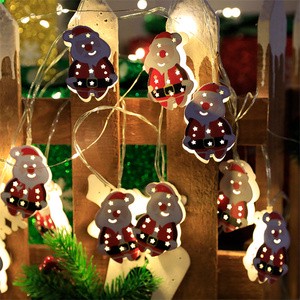 Wholesale 2025 Christmas Santa Claus Theme Lights Led Holiday Lighting USB for Indoor Window Pathway Patio Bedroom