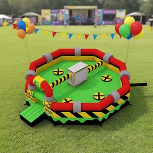 Hualong Commercial Elimination Of Toxic Melting Inflatable Games, Last Person Standing Carnival Games, Melting Sweepers