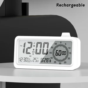 New AIKS AK-2388 Visual Timer Triple Alarms Luminous Dual Display 24-hour Countdown. Korean Style Study Reminder Kids
