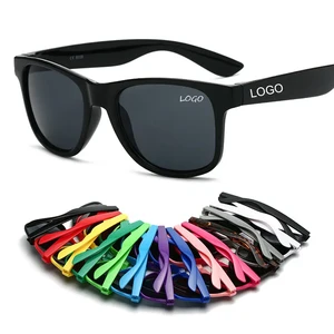 Wholesale Custom Logo Printed Beach Pool Birthday Pc Sunglasses 2026 Outdoor Promotional Gray Red Blue Black Sun Glasses For Men