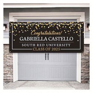 Promotional Custom Graduation Banner Printing Advertising Event Party Display Accessories Vinyl Pvc Fabric Banner