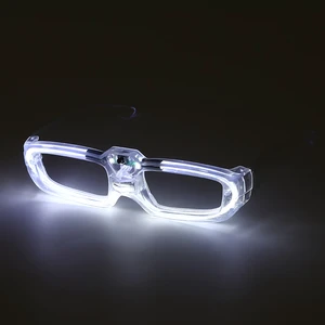 LED Square Party Glasses Customizable Multi-Color Lights | Ramadan Graduation Festival Party Glasses | Durable Plastic Wholesale
