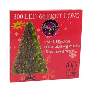 Multicolor Christmas LED Holiday Lighting 66' Christmas Lights China Made