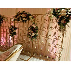 Wedding Decor Metal Candle Wall Manufacturers Splendid Wedding Iron Candle Wall Decoration Lavish Candle Walls Backdrop Decor UK