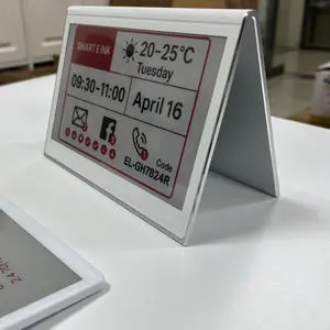 Custom Factory 7.5 Inch App Electronic Nameplate Wireless E Ink Paper Conference Meeting Table Name Card Signage For Meeting