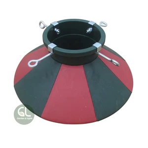 High Quality G&L Eco-Friendly Plastic Christmas Tree Stand 43x17cm Model GL2024731-1 for Real Tree Support