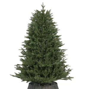 1.5m Pure PE Simulation Christmas Tree, 550 High Density Tips Artificial Tree for Christmas Decoration