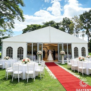 Luxury A Frame Wedding Tent Galaxy Elegant A Shape Event Tent With Sidewalls Custom Size