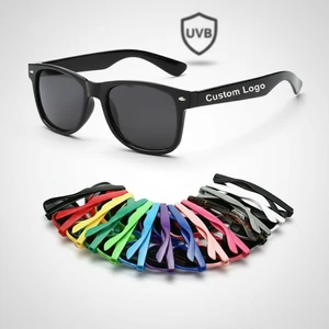 Factory Price Promotional Plastic Sunglasses With UV 400 Customized Logo Customized Colour Made In China