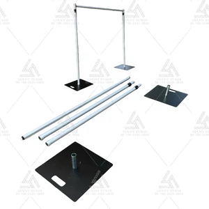 Wedding Decoration Quick Backdrop Support Stand Kit 10FT X 10FT Without Drapes