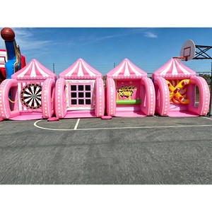 PVC Inflatable Carnival Basketball Football Shooting Games Carnival Inflatable Games Custom Inflatable Carnival Dart