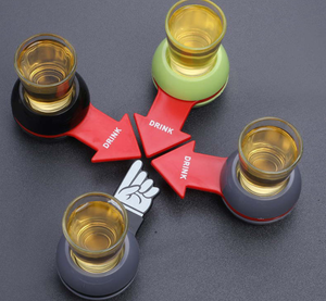 Bar Drinking Game Turntable Prop Lively Party Entertainment Toy for Nightclub Pub & Friends Party