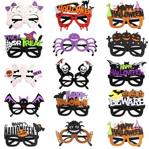 Halloween Party Glasses Pumpkin Ghost Children Adult Festival Party Decoration LED Lights Glowing Black