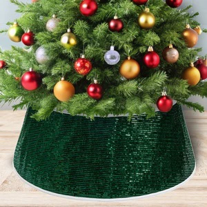 Best Price Foldable Christmas Tree Skirt Adjustable Xmas Tree Stand Base Cover for Artificial Christmas Trees Decoration