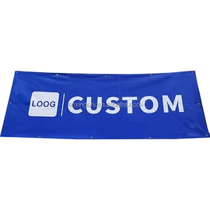 Wholesale Custom Made Outdoor Advertising Banners and Fences Pennant Style Made of Vinyl PVC Mesh Printed Cloth Materials