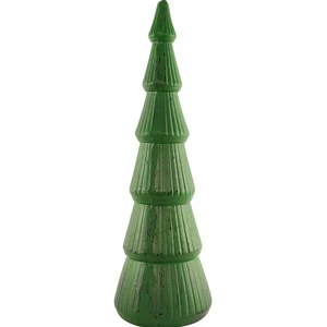Classic Resin Christmas Tree Ornaments Red and Green Resin Christmas Tree DIY Decoration Christmas Crafts