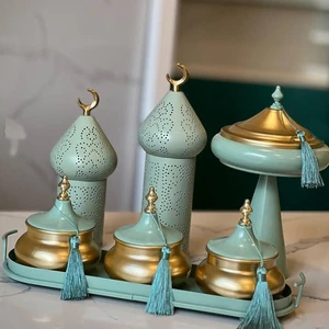 Festival Decorative Party Tableware Elegant Table Decor Decorative Minaret Unique Design Floor Lantern Ramadan Eid Hajj