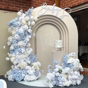 LUYI Wedding Flower Backdrop Event Party Stage Decoration Back Drops Supplies Flower Wall Background Flower Backdrop Stand
