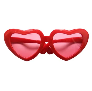 Funny Party Fashion Eye Glasses Plastic Heart Sunglasses for Girls
