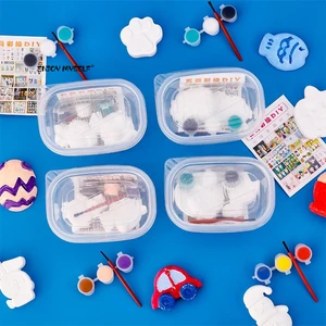 DIY Coloring Graffiti Set Painted Plaster Doll Drawing Board Creative Painting Small Gift For Class