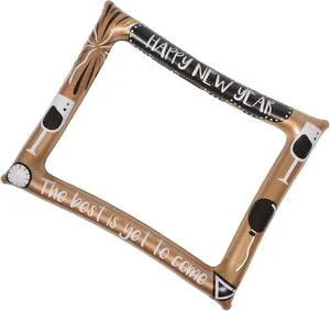 Inflatable PVC Photo Frame, Lightweight Portable Festival Prop, Photo Shooting Decoration