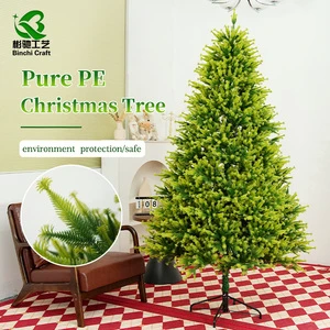 Binchi Artificial Luxury Large Felt Indoor Pine Christmas Tree Stand Customized Modern Home Decoration Eco-Friendly Waterproof