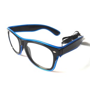 2023 New Products Party Favor USB Rechargeable Multi Colors LED Light Glasses