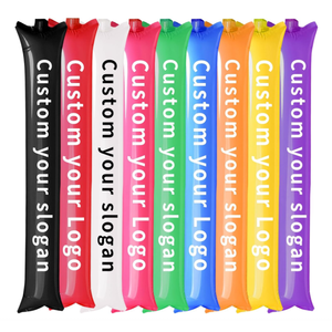 Sports Event Cheer Supplies Custom Printed Inflatable Thunder Cheer Sticks for Sports Game Concert Event Fan Cheering