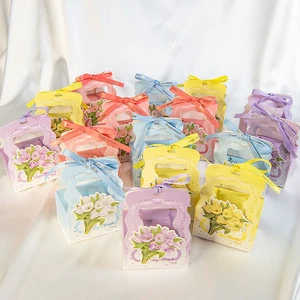 Wholesale Party Favor Flower Candy Boxes for Anniversary Birthday Parties