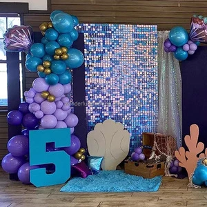 WONDERFUL Wholesale Square Sequin Panel Shimmer Birthday Wedding Wall Party Backdrop for Big Day Decoration Shimmer Panels