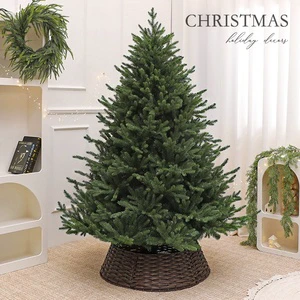 JIAXUN High Quality Premium Big Standing Pre-Lit Christmas Tree Home Decoration Handmade DIY Accessories 1.5m-3m PVC Material