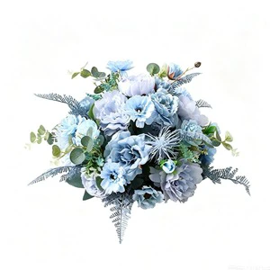 Artificial Floral Table Centerpieces Wedding Simulation Table Flowers Desktop Flower Ball Decorations for Wedding Party Supplies