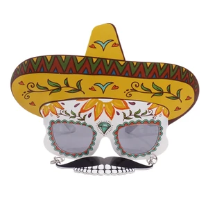 EUGENIA Cheap Plastic Holiday Party Supplies Printed Crazy Wholesale Factory Party Sunglasses