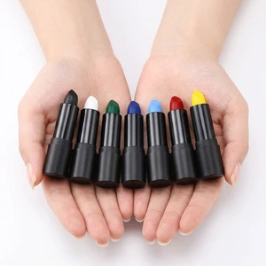 Face Paint Stick Multi-use Twist up Body Painting Crayon Portable High Pigment Lip Eye Makeup Stick for Cosplay Party Body Art