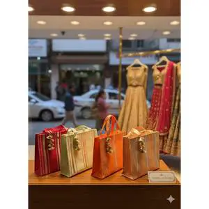 Premium Women's Wedding Giveaways Haldi Mehendi Favors Bride Groom Gift Bags Pouches Indian sangeet mehndi nikkah dholki favors