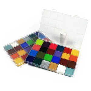Long-Wear Waterproof Oil Paint For Art & Body Vibrant 24 Color Face Paint Palette Ready To Ship Face Paint Palette