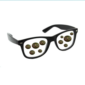 Heart Diffraction Glasses for Wedding Party Valentine's Day to See Hearts