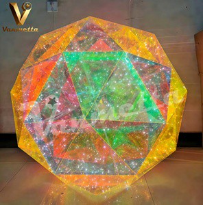 Luminous Ball Colorful Led Light Creative Decoration Props Outdoor Hanging Shopping Mall Atrium Lights