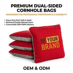 Professional Canvas Cornhole Bean Bag Set Outdoor Toss Game Accessories Tailgate Party Gear Backyard Activity Supplies OEM ODM
