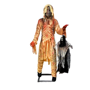 Haunted House Props & Ghost House Design Halloween Party Animated Prank Decorations Plastic Indoor Adult Durable