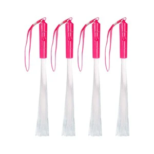 Wholesale RGB LED Light-Up Stick Glow in Dark Fun Party Supplies Optical Fiber LED Stick for Birthday Christmas New Year Party